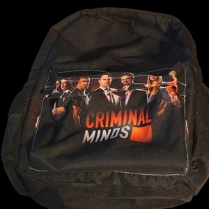 Criminal Minds Black Backpack■ Read Below
